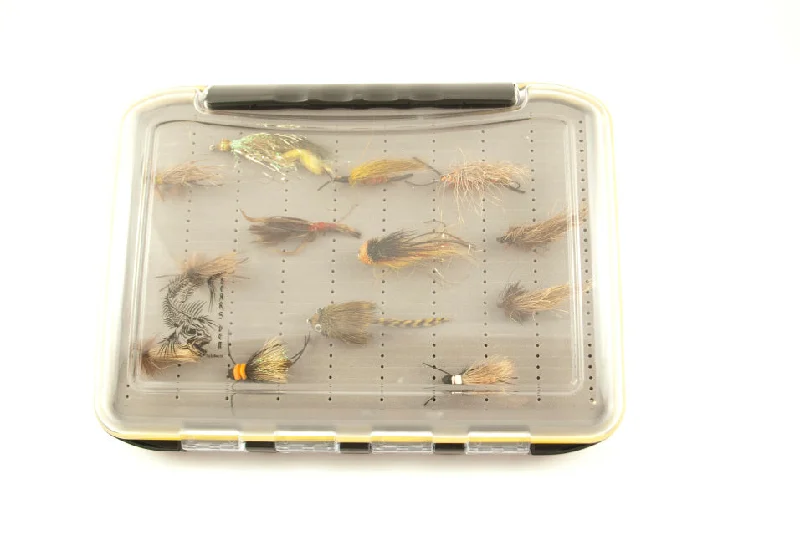 Heavy Duty Plastic Fishing Tackle Boxes-BRO Logo Super Magnum Waterproof Fly Box