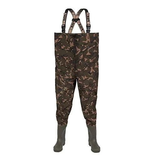 Waders with Reinforced Knees-Fox Lightweight Camo Chest Waders