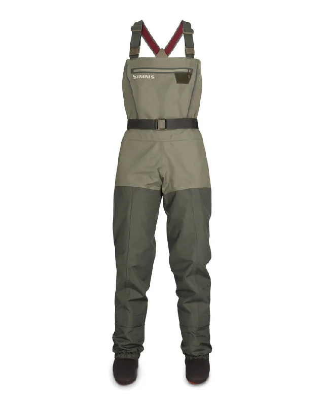 Waders for Outdoor Water Sports-Simms W's Tributary Stockingfoot Wader Basalt