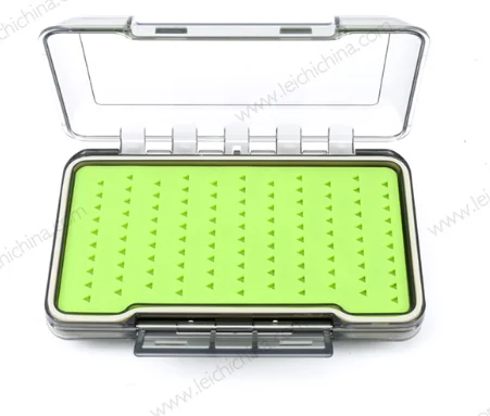 Fishing Tackle Boxes for Storing Line and Hooks-Fly Tech Single Sided Waterproof Slit Silicone Fly Box