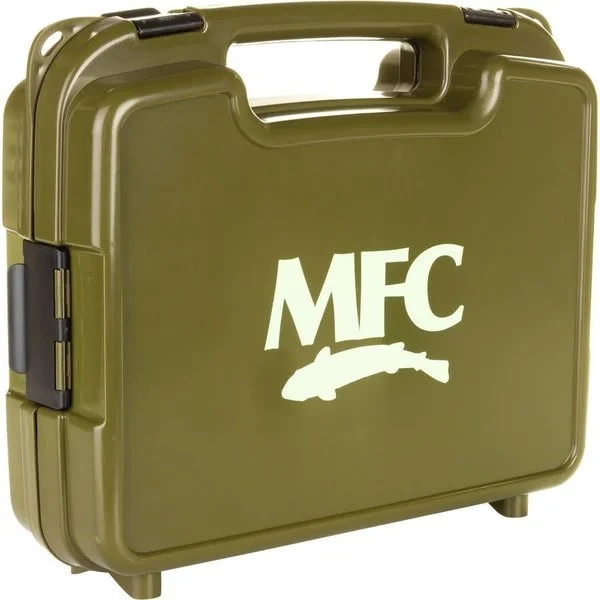 High Capacity Fishing Tackle Boxes-MFC Boat Box - Olive - Large Fly Foam