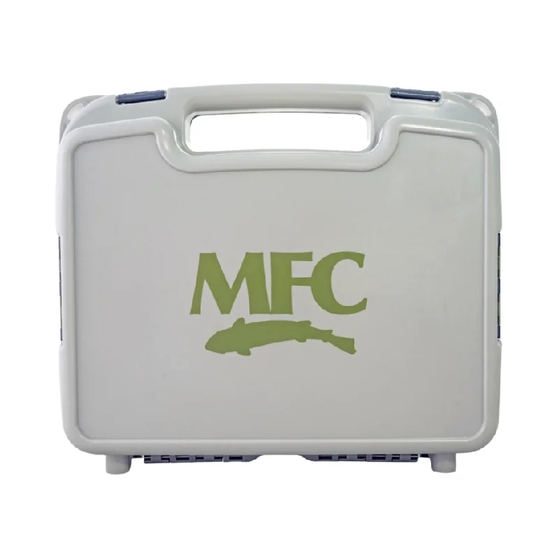 Fishing Tackle Boxes for Crappie Fishing-MFC Boat Box - Smoke - Large Fly Foam