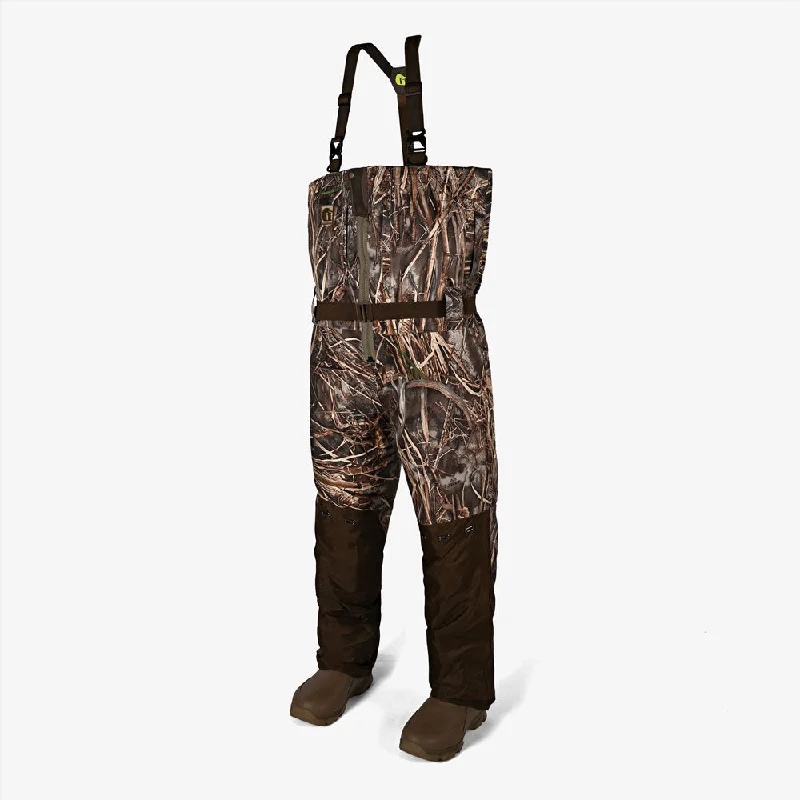 Waders with Strong Boots-Omega Uninsulated Zip Waders | Mens - Realtree Max-7 