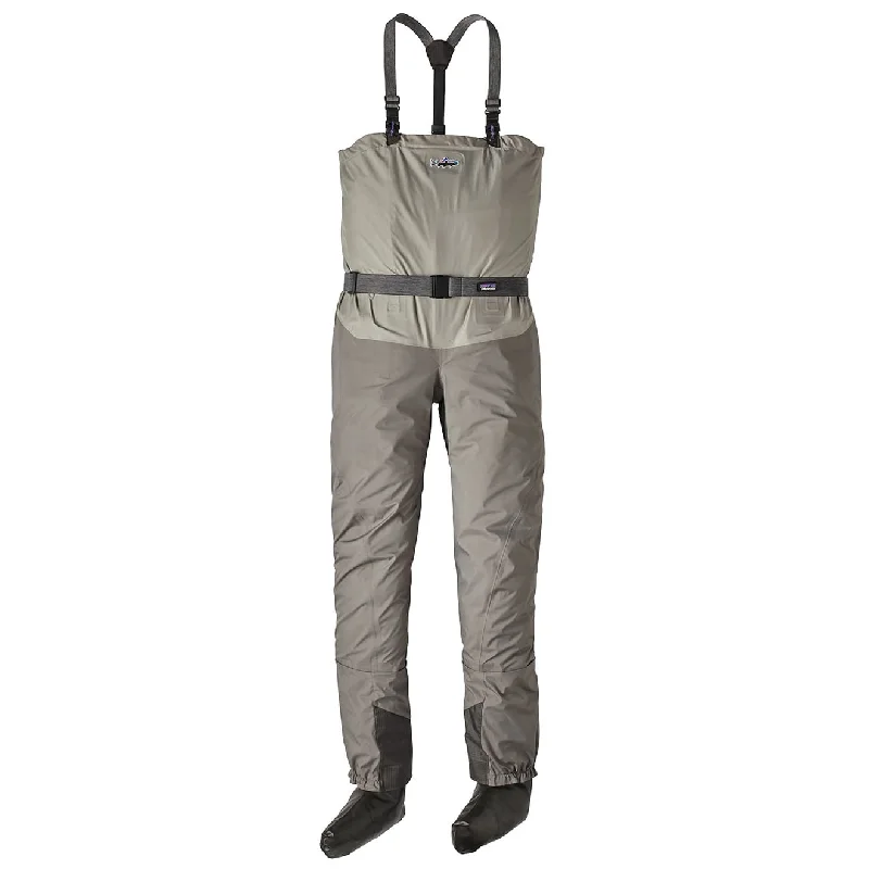 Waders for Adventure Seekers-Patagonia Middle Fork Packable Waders Regular Hex Grey