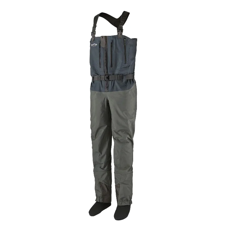 Breathable Waders-Patagonia M's Swiftcurrent Expedition Zip-Front Waders | Forge Grey