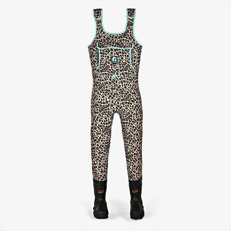 Waders for Hot Springs Fishing-Retro Waders | Womens - Leopard