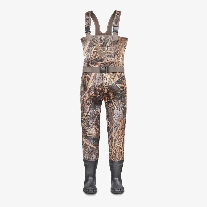 Waders for Working in Flood Zones-Neoprene Waders | Youth - Mossy Oak Habitat