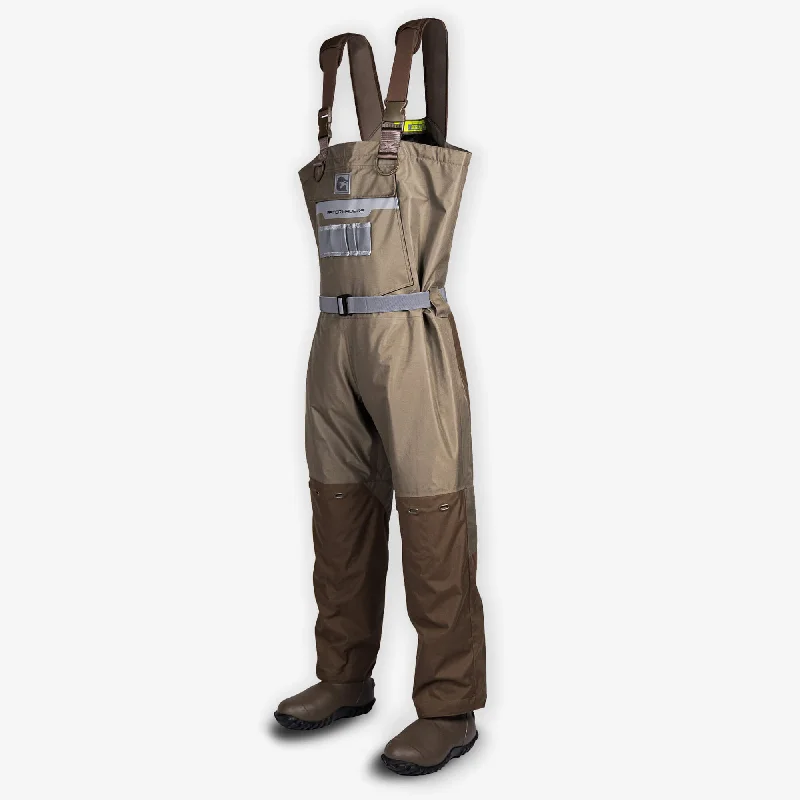 Waders for Coastal Fishing-Shield Insulated Pro Series Waders | Mens - Brown