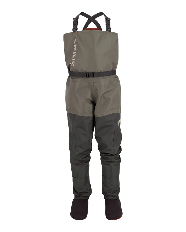 Waders with Adjustable Straps-Simms Kids Tributary Stockingfoot Waders