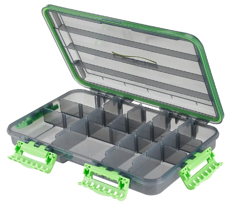 Fishing Tackle Boxes with Snap Closures-SPRO Box Waterproof Tackle Tray 3700