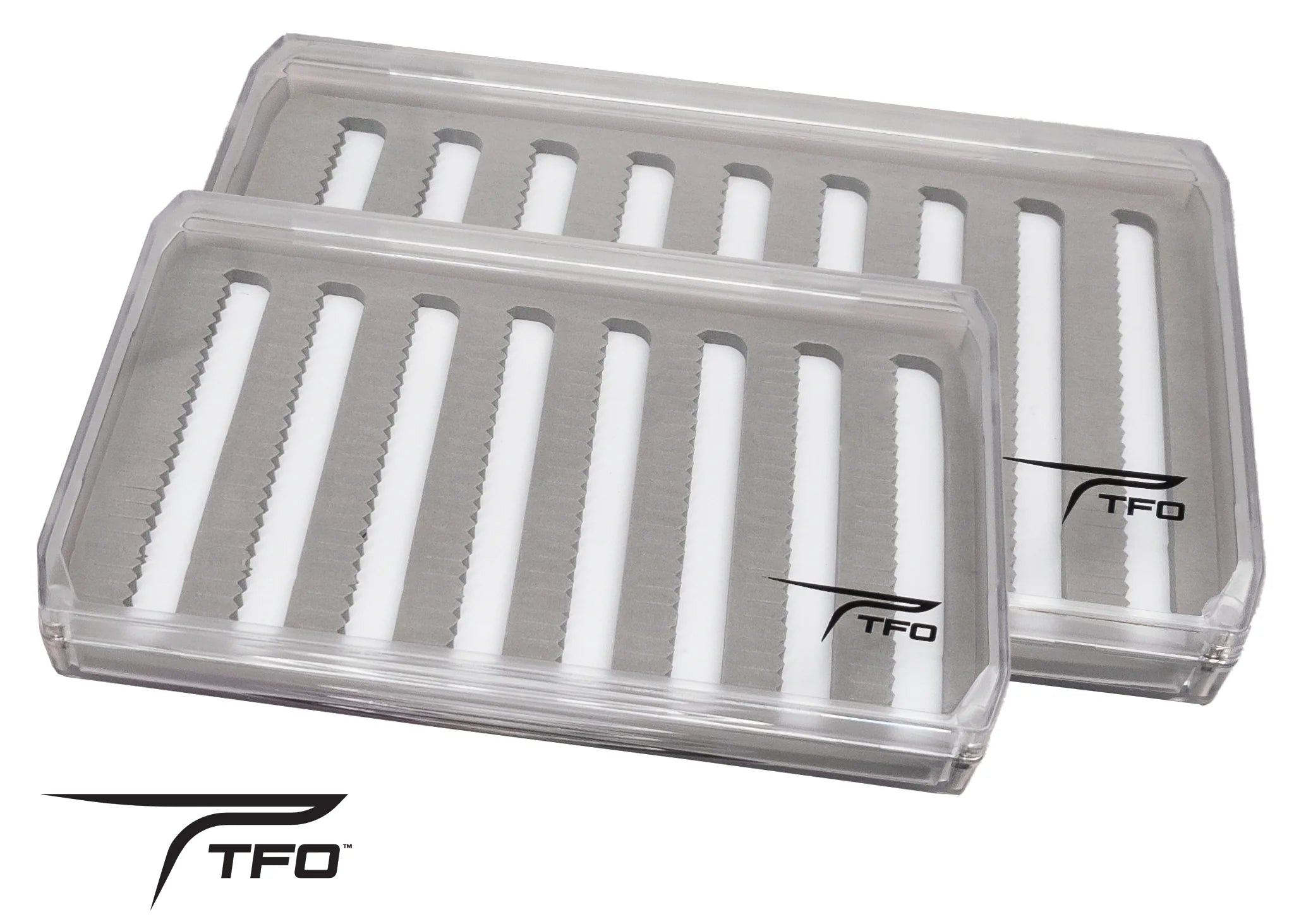 Fishing Tackle Boxes for Storing Multiple Baits-TFO Magnet Latch, Slit Foam