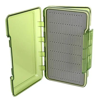 Fishing Tackle Boxes with Large Compartments-TFO Olive D/S Waterproof Streamer Slit Foam Fly Box