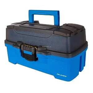 Fishing Tackle Boxes for Deep Water Fishing-Three-Tray Tackle Box Blue