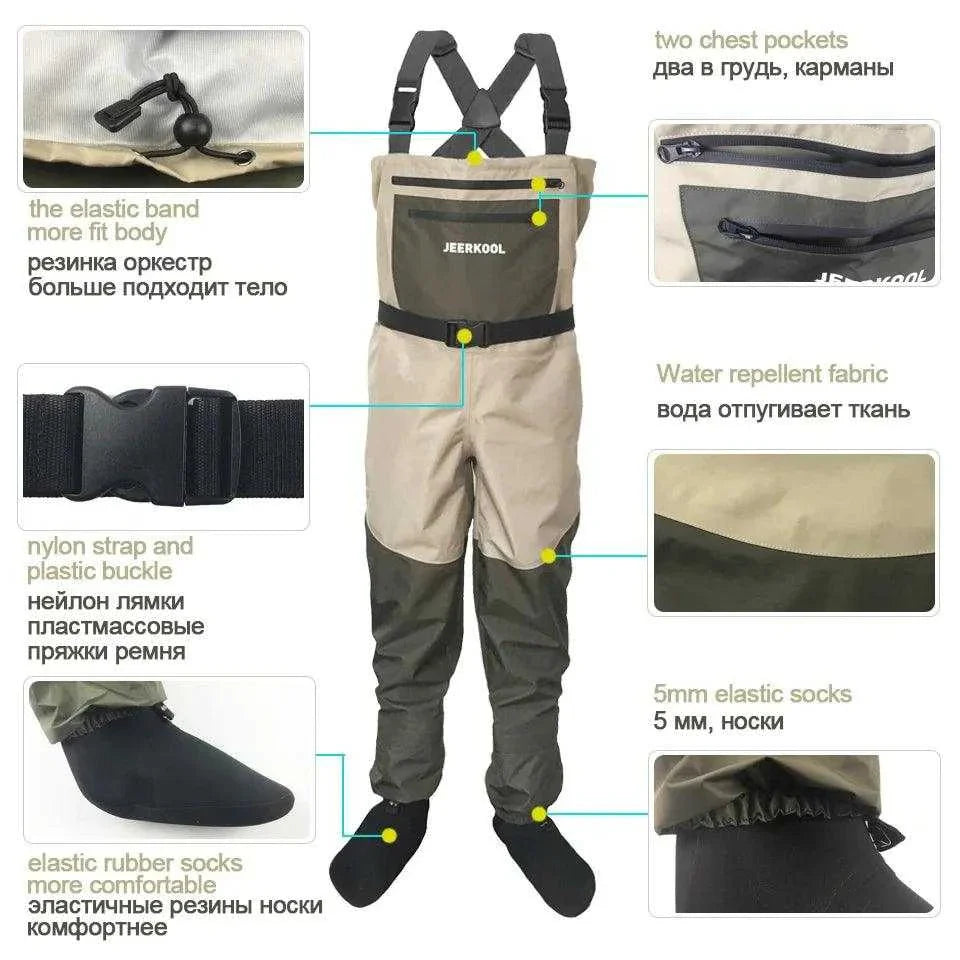 Heavy Duty Waders for Adventure-Aukuma Jeerkool Fishing Waders