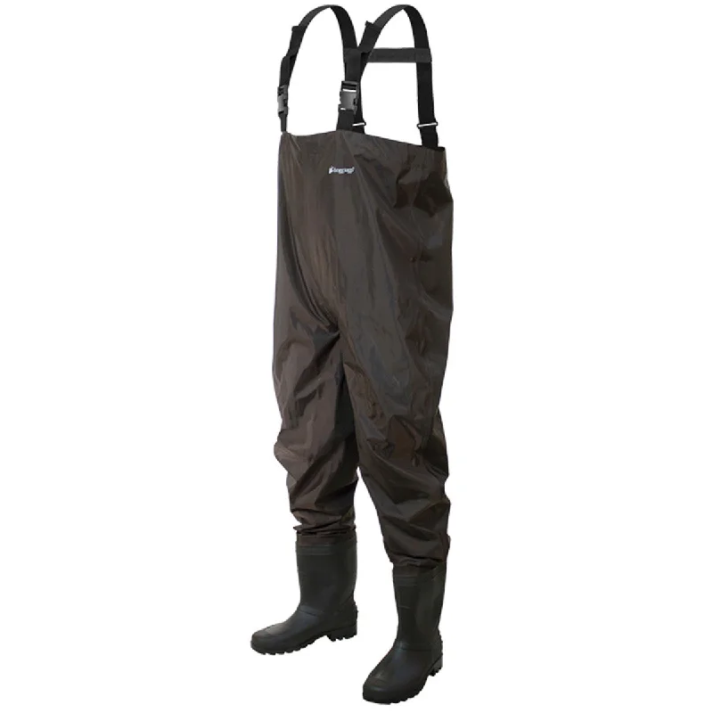 Waders with All Terrain Boots-Frogg Toggs Rana II PVC Chest Waders