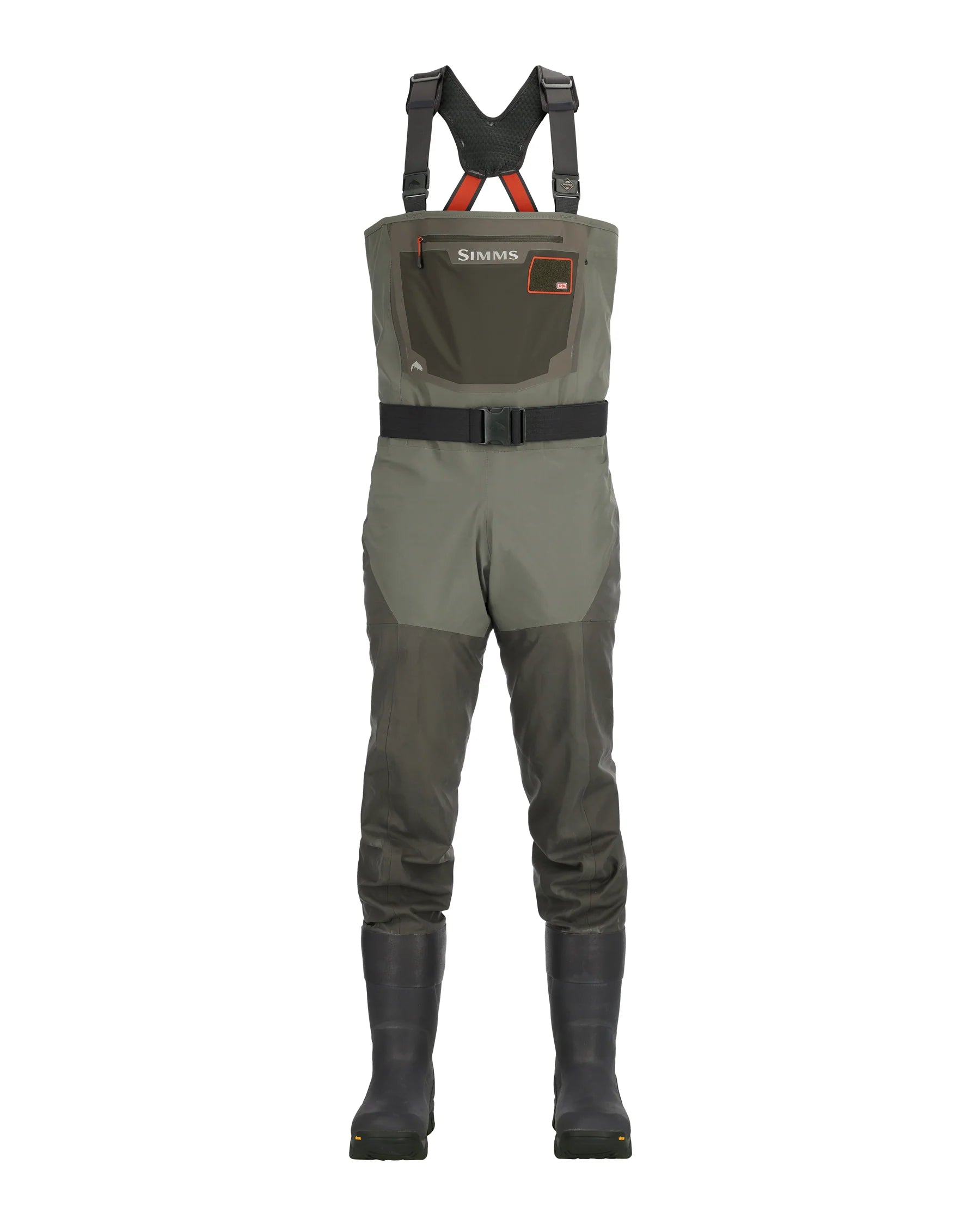 Waders for Multi-Use Activities-Simms G3 Guide Bootfoot Chest Waders