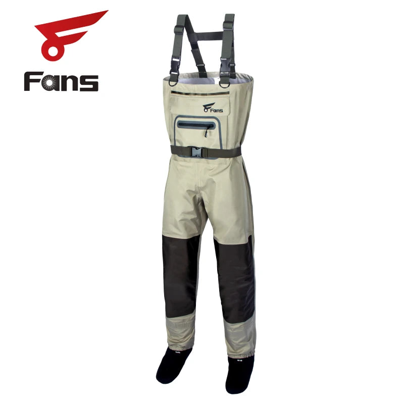 Durable Waders-8Fans H-Back Men’s Waterproof Neoprene Fishing Chest Waders