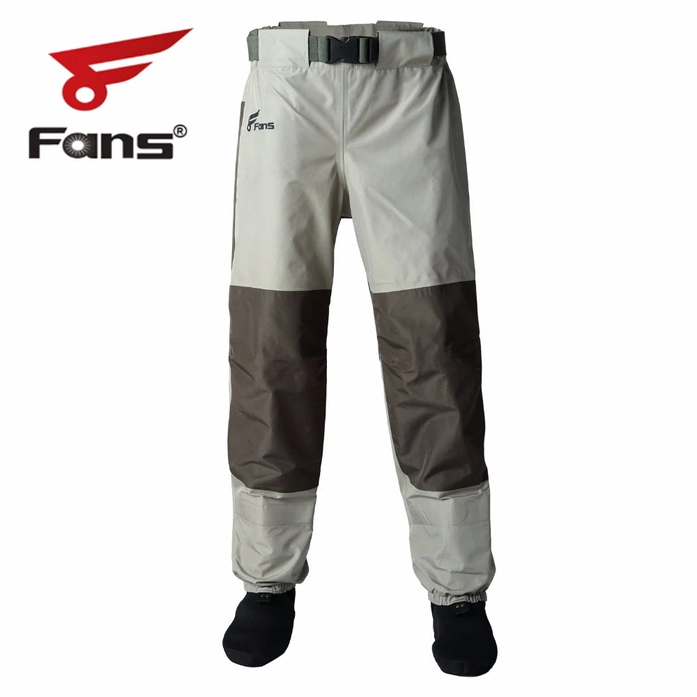 Waders for Fishing in Remote Locations-8Fans 3-Ply Breathable Neoprene Waterproof Waist Waders