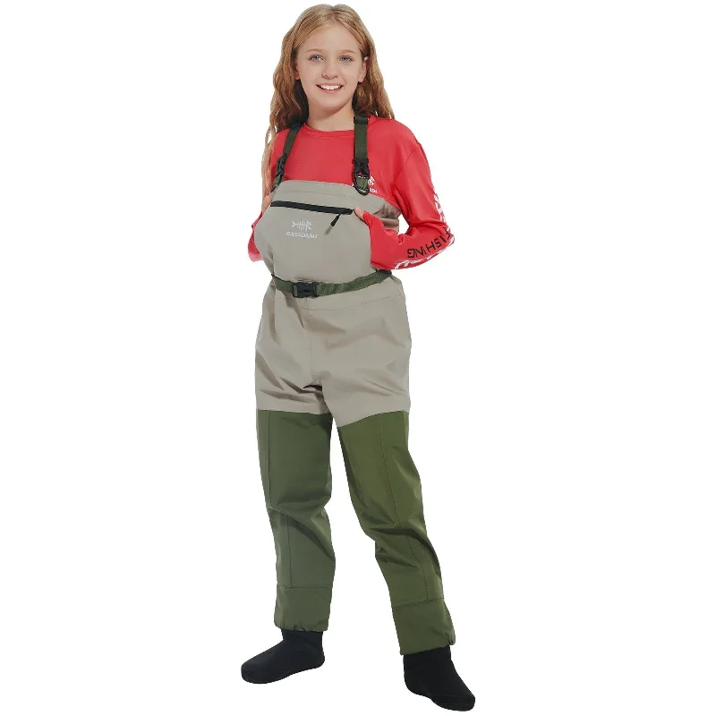 Women’s Waterproof Waders-Bassdash IMMERSE Kids Chest Waders