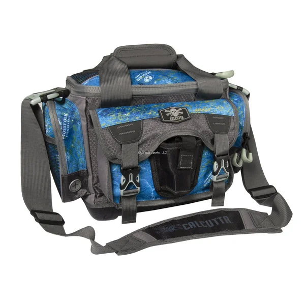 Calcutta Squall Tackle Bag with 4 Trays, Mossy Oak Shoreline