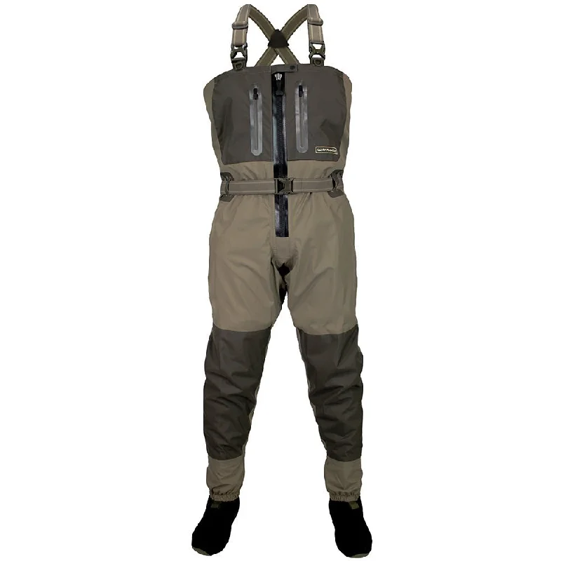 Waders for Extreme Fishing Locations-Paramount Outdoors DEEP EDDY Zippered Breathable Chest Wader