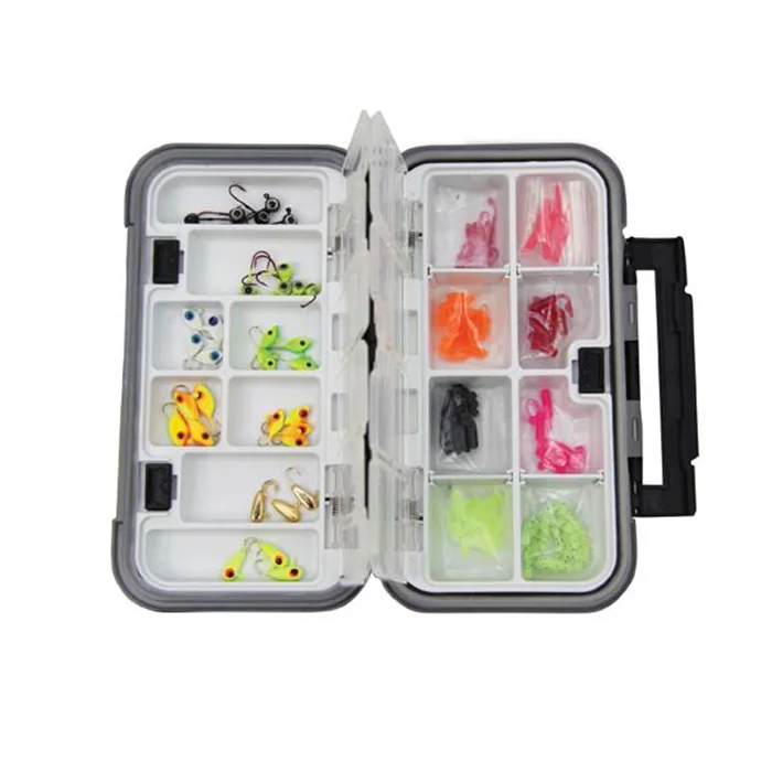 Fishing Tackle Boxes for Fishing Tools-Clam Dual Tray Jig Box