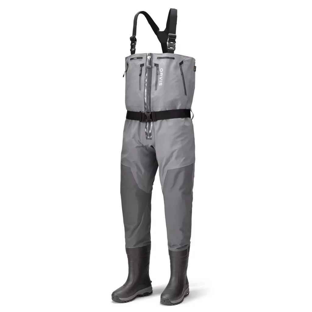 Waders for Winter River Fishing-Pro Zipper Wader Bootfoot