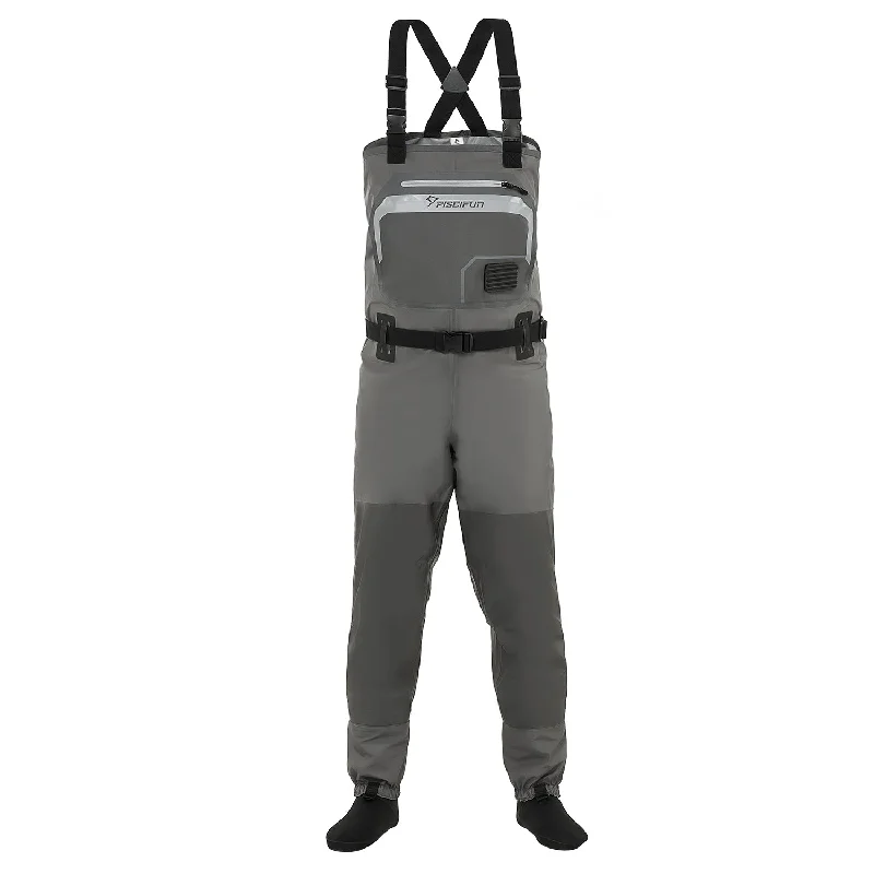 Waders with Waterproof Seams-Piscifun® Breathable Chest Waders