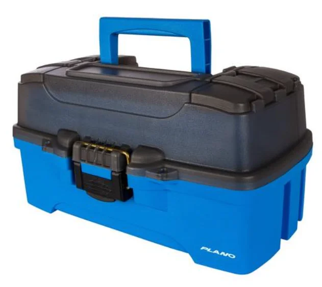 Fishing Tackle Boxes with Easy-Stack Design-Plano 3 Tray Tackle Box