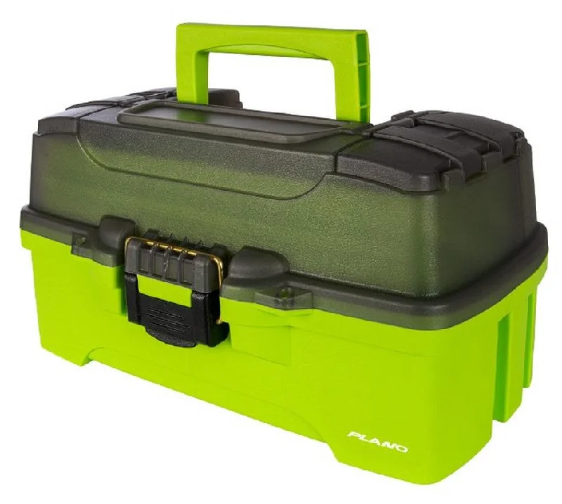 Fishing Tackle Boxes with Secure Closure Systems-Plano One Tray Tackle Box