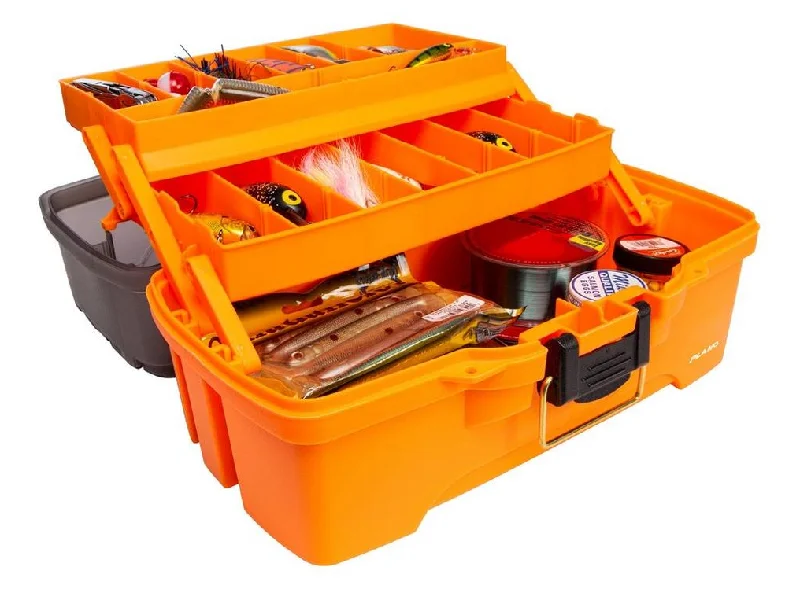 Fishing Tackle Boxes for Carp and Catfish Tackle-Plano 2 Tray Tackle Box