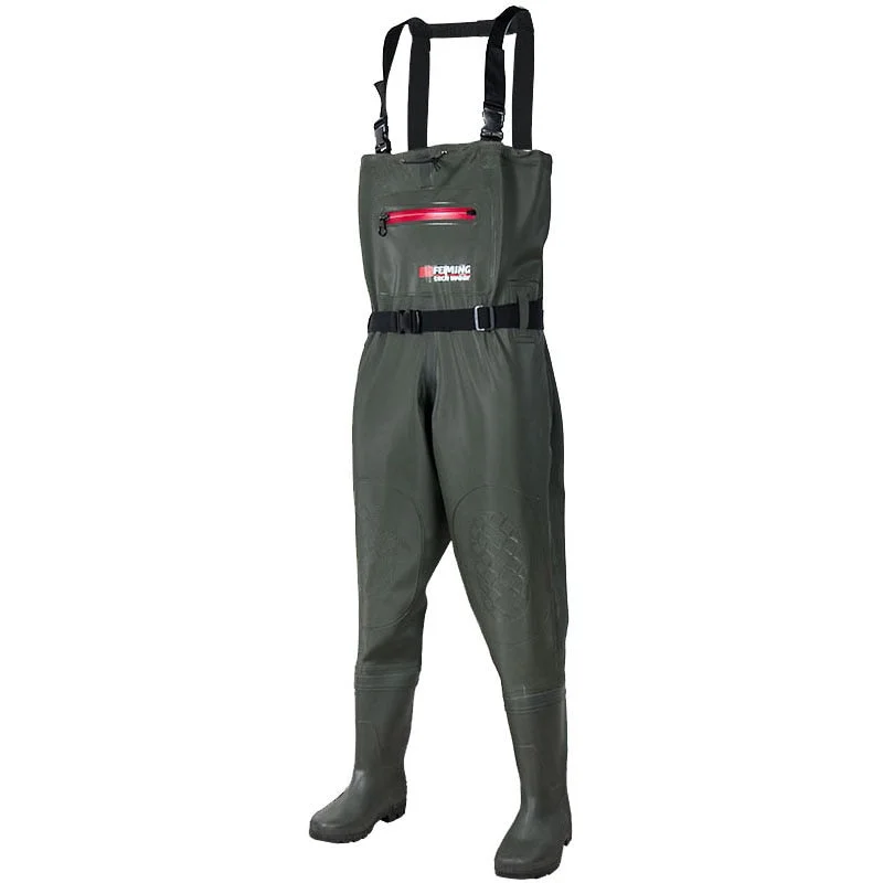 Chest Waders-Lightweight PVC Waterproof Chest Waders With Boots