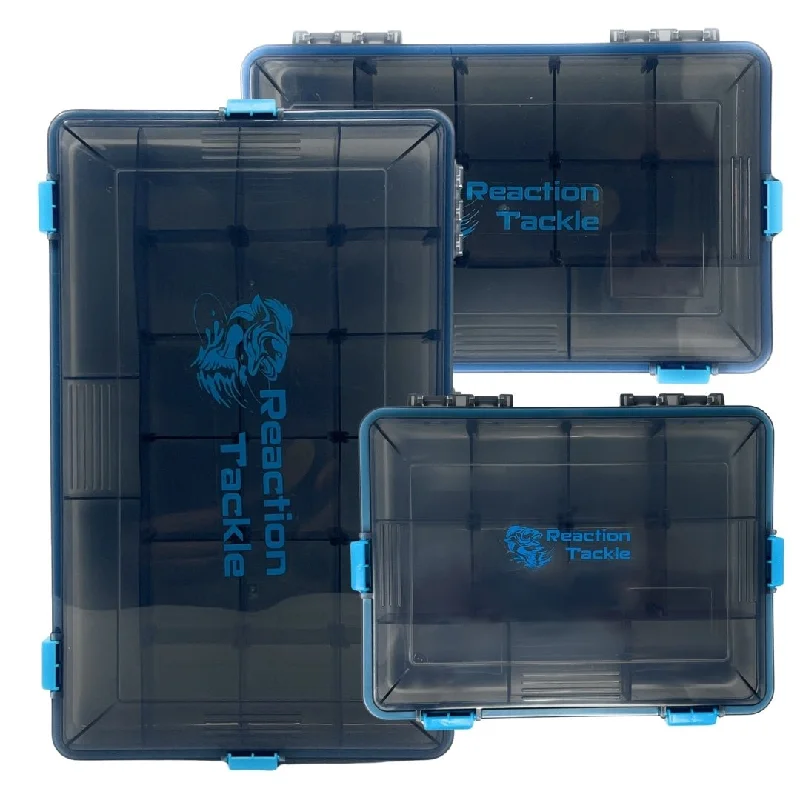 Fishing Tackle Boxes for Lure Storage-Reaction Tackle Plastic storage Tackle Box Trays: 2-Pk or 4-Pk