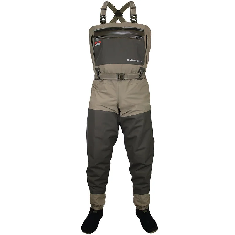 Waders for Adventure and Fishing-Paramount Outdoors SLATE Breathable Stockingfoot Chest Wader