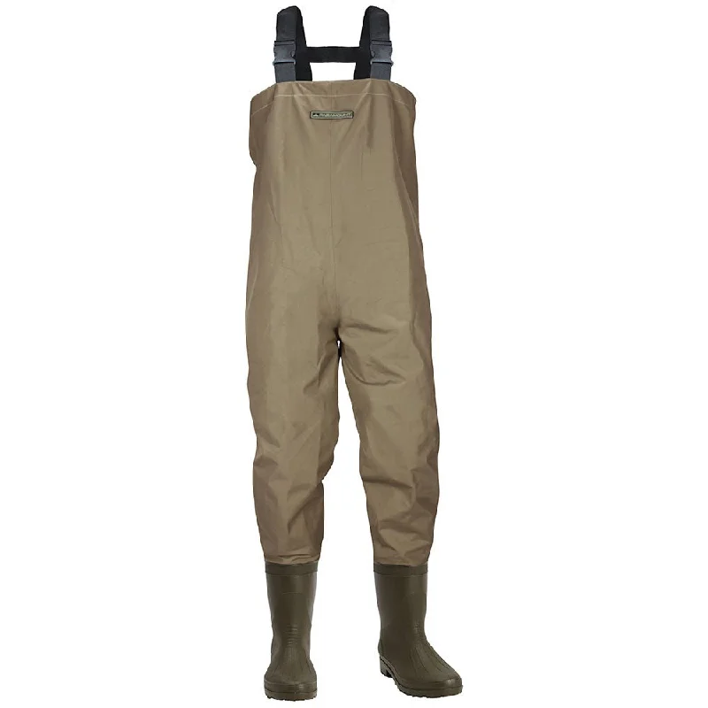 Men’s Waders-Paramount Outdoors Slipstream PVC Bootfoot Chest Wader - Cleated