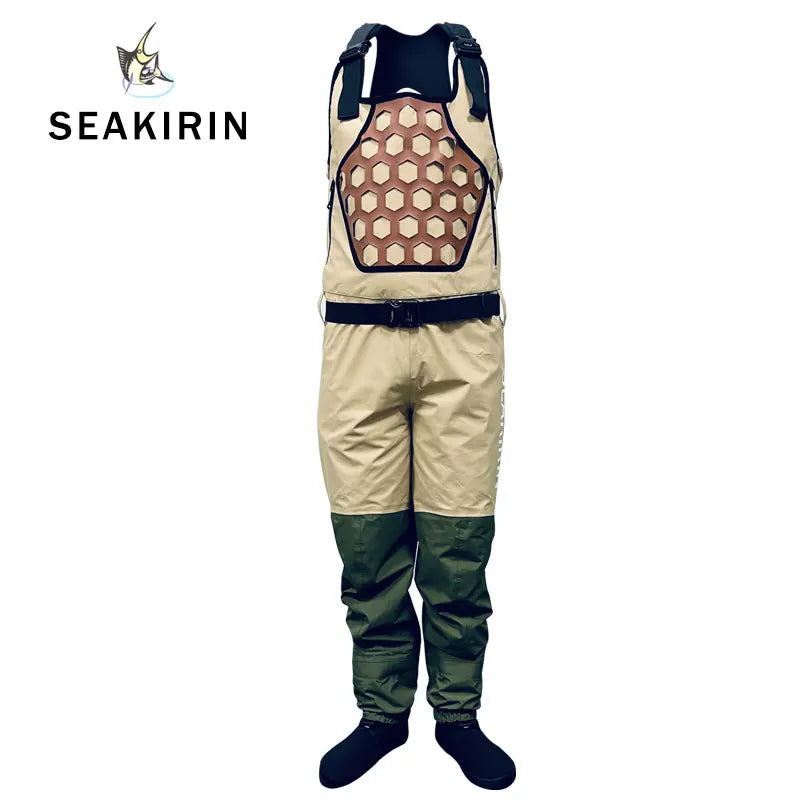 Waders for Kayak Fishing-Seakirin Stream Lightweight Waterproof Chest Fishing Waders