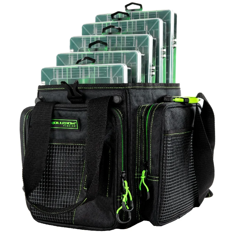 Evolution Fishing Vertical 3600 Drift Series Tackle Bag Green